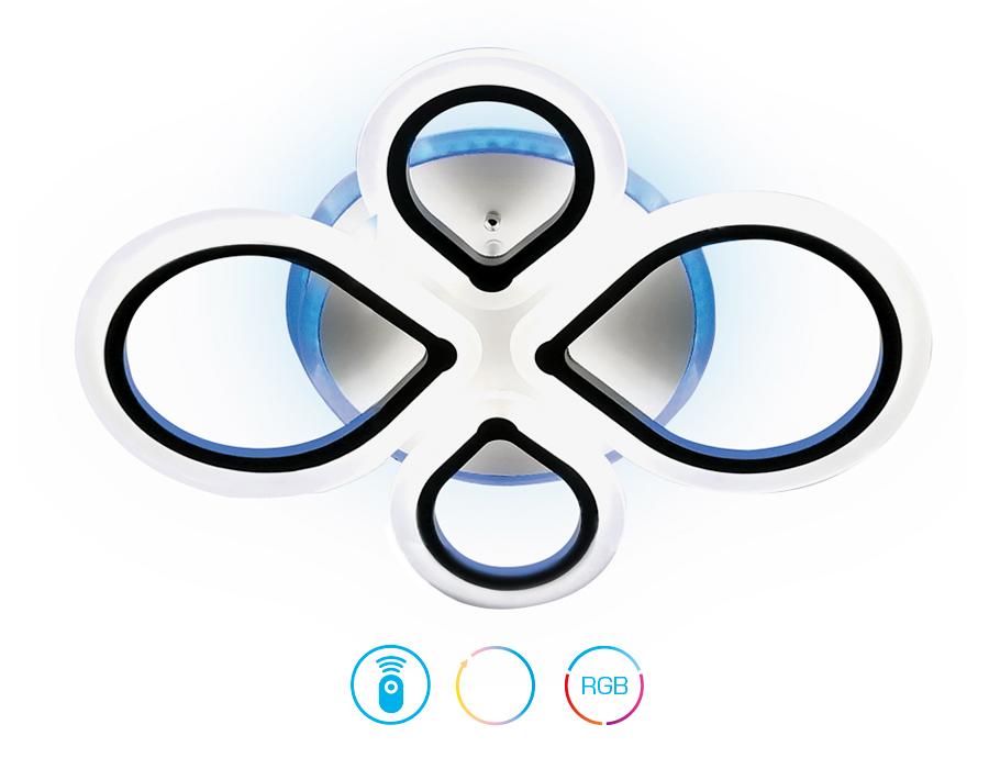 Потолочная светодиодная люстра Ambrella light Original FA521 AMBRELLA LIGHT ORIGINAL 336962 Белый - Вид №1