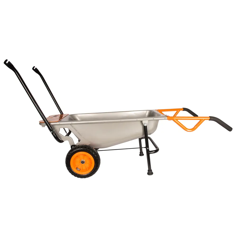 Тачка садовая двухколесная 135 кг/67 л WORX WG050 Aerocart STLM-2038935 - Вид №3
