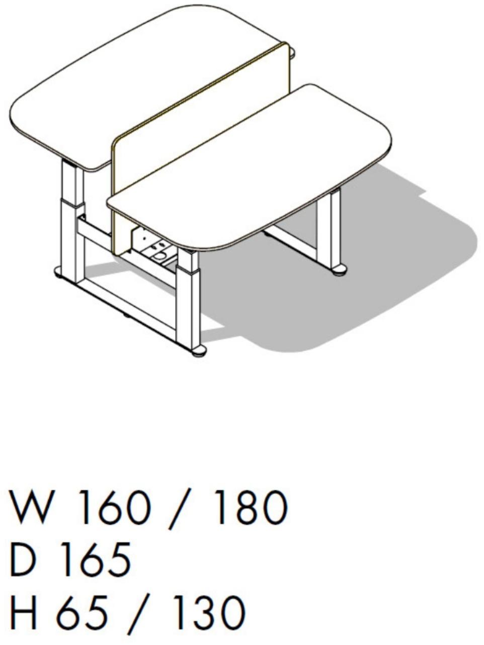Sinetica Деревянная рабочая станция с регулируемой высотой You fit sun-id-1385209 - Вид №4