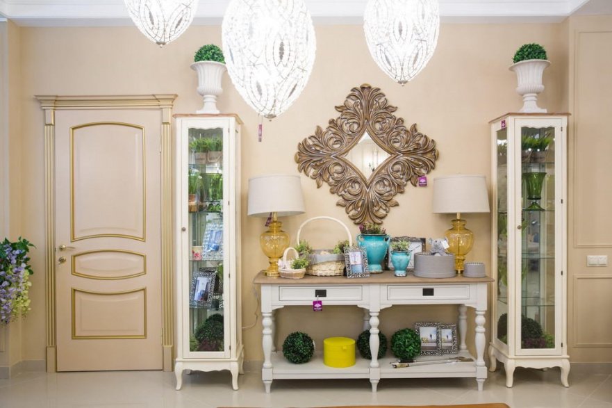 Лампа настольная Shea AQ-G1B GARDA DECOR ВАЗА 033818 Белый;золото  - Вид №1