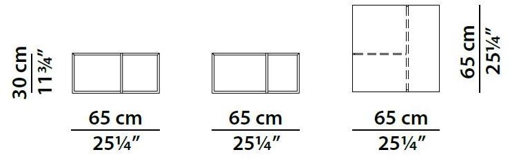 BAXTER Квадратный мраморный журнальный столик Icaro sun-id-1420231 - Вид №3