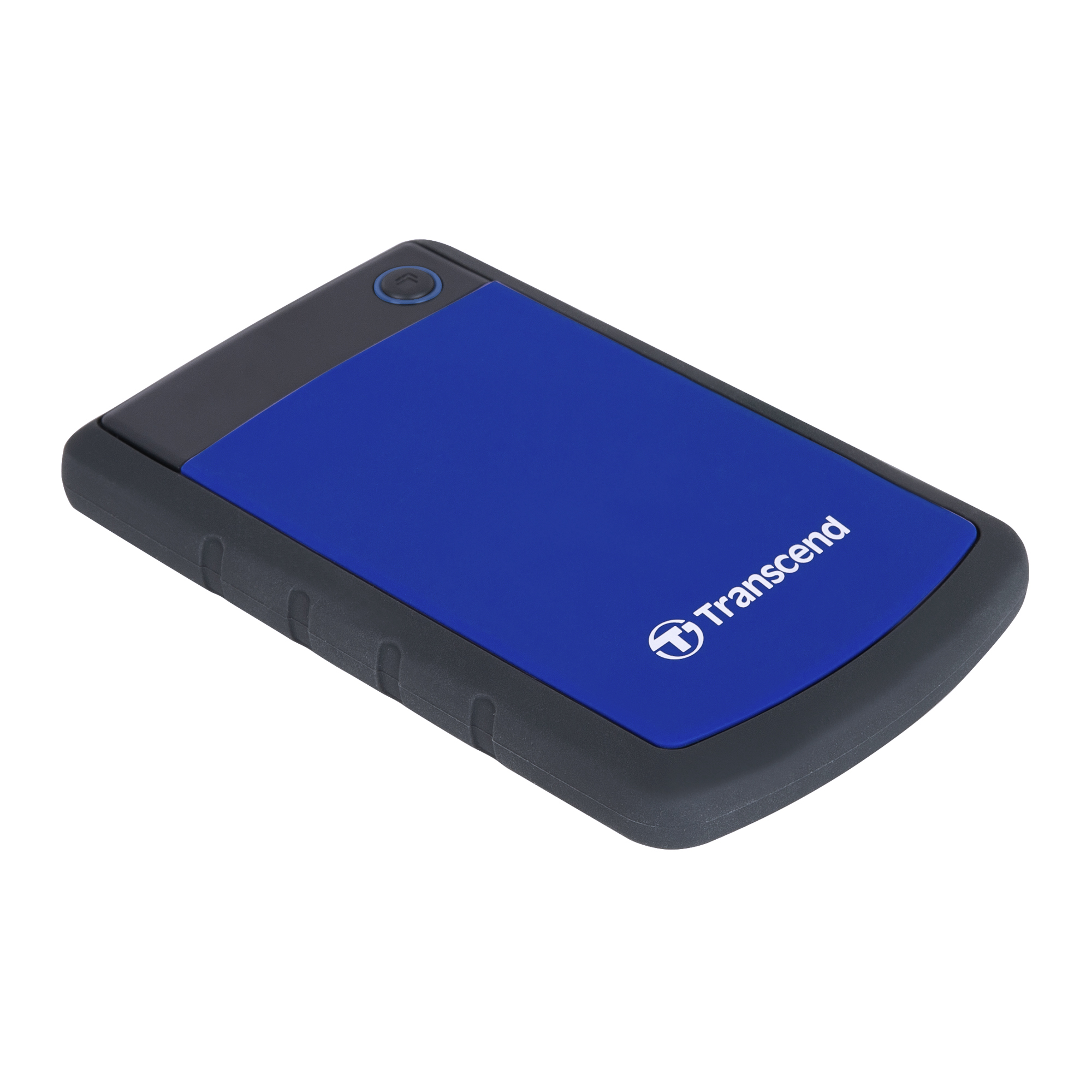 TS2TSJ25H3B usb3.0 2tb storejet 2.5" h series blue (fully rubber cover, one touch backup) Transcend Santreyd  - Вид №1