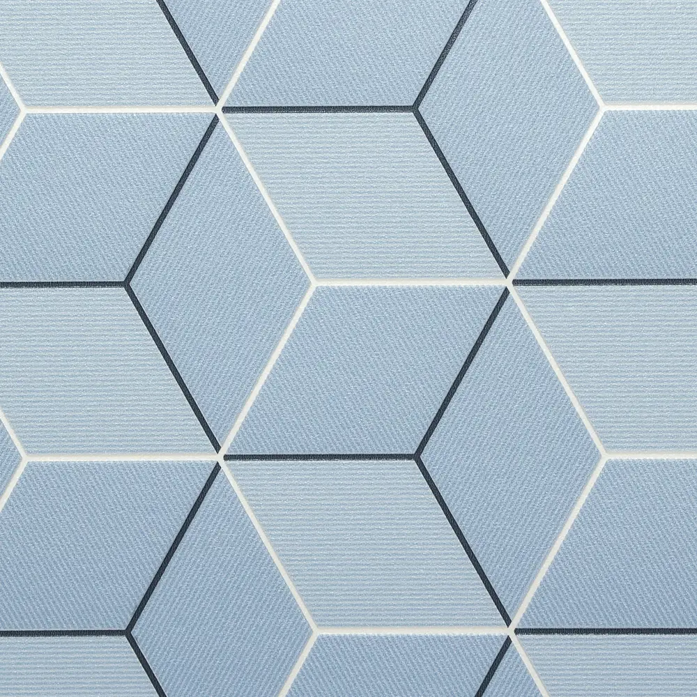 Обои виниловые Призма голубые 0.53 м 034-01 Santreyd STLM-2027532 - Вид №1