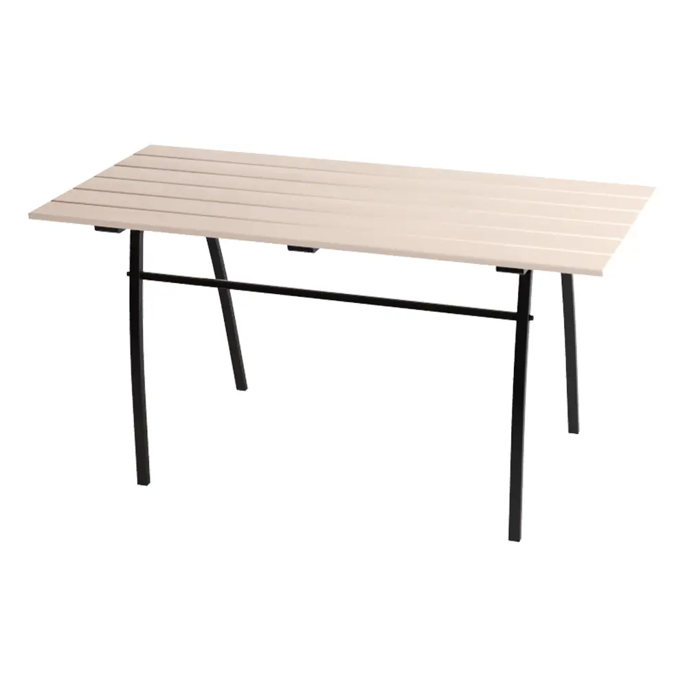 Стол Garden разборный 146х60х75 см дерево/металл белый Santreyd STLM-2163894 - Вид №1