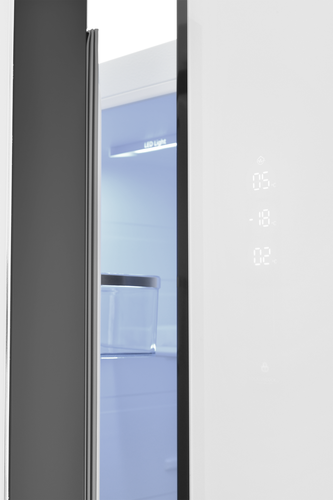 9185194 Холодильник Side by Side   ZUGEL ZRTD459GW белый STDN-0150027 - Вид №12