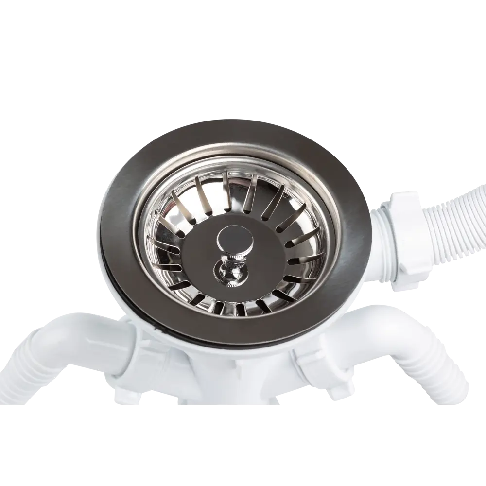 Сифон EQUATION для мойки с переливом и двойным подключением 85607176 STLM-0064557 - Вид №2