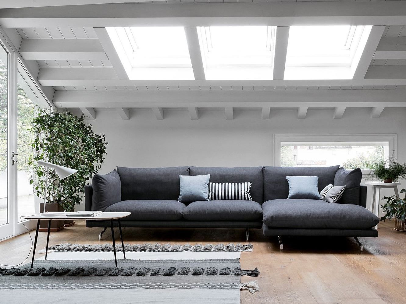 Тканевый диван с полуостровом Dall'Agnese SWING ARCH-00131866