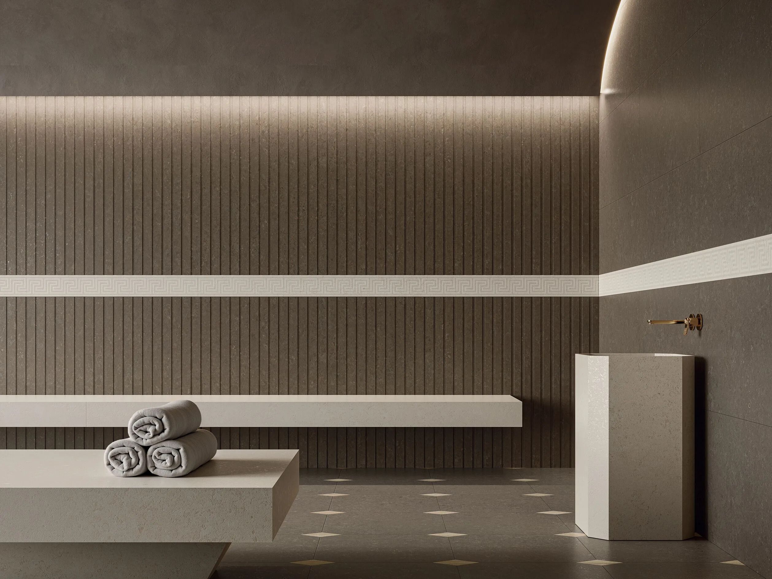 Керамогранит с эффектом камня Versace Ceramics V Stone ARCH-00153130