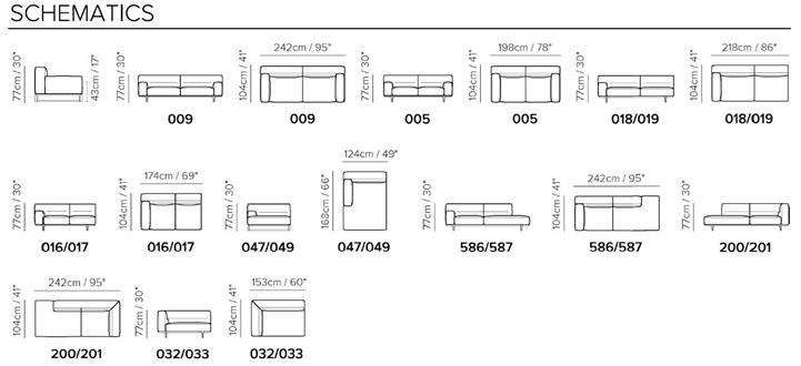 Natuzzi 3-х местный диван Kendo sun-id-1491133 - Вид №2