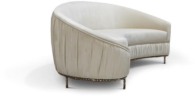 KOKET Изогнутый диван из ткани sun-id-1360858 - Вид №2