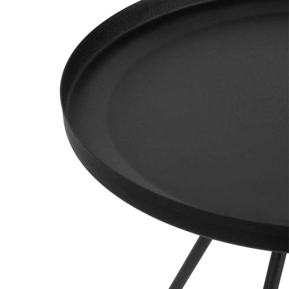 Столик кофейный Sheffilton круг 40x40 см черный STLM-2003684 - Вид №1