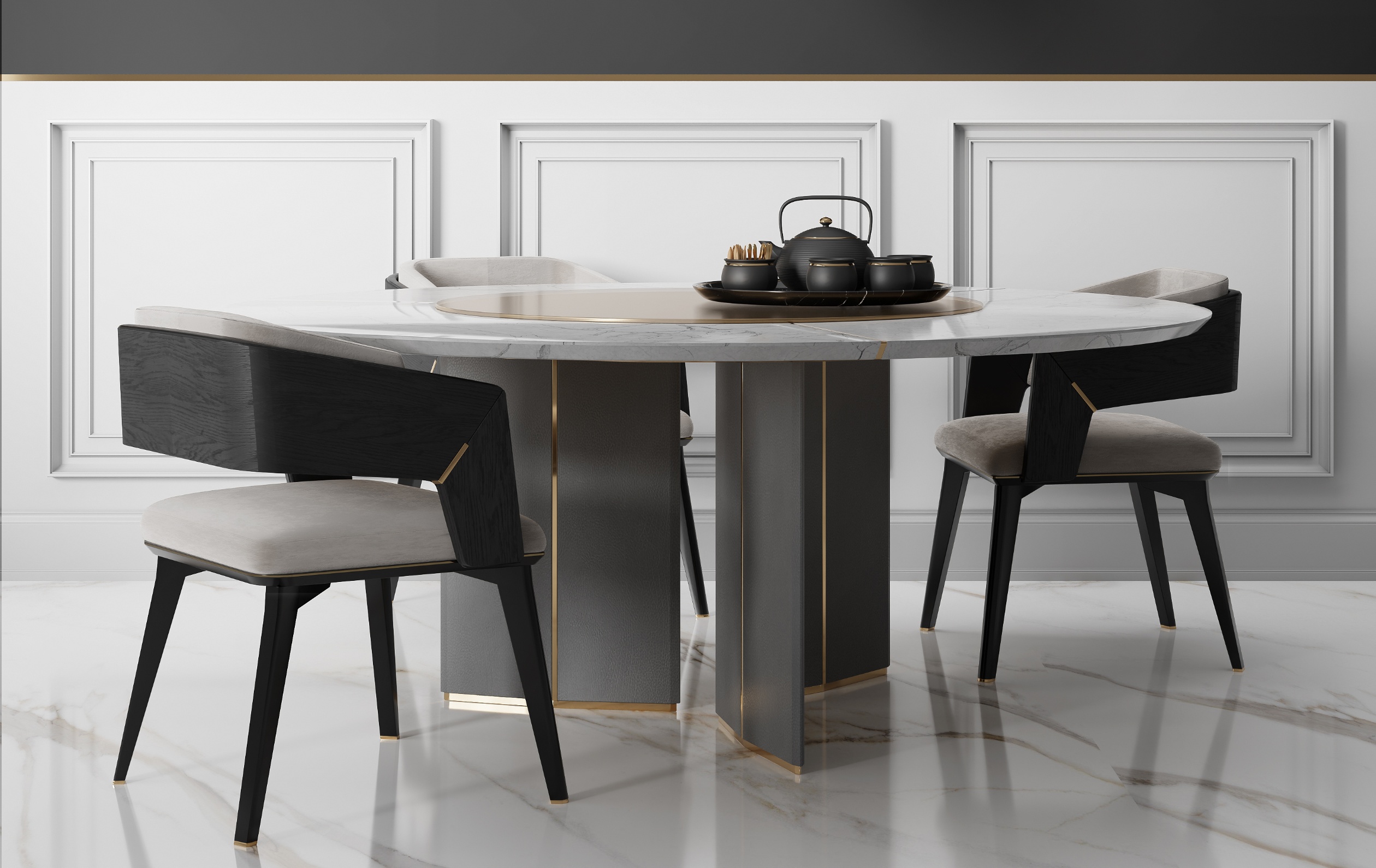 Обеденный стол LUXXU Algerone 170 - Вид №3