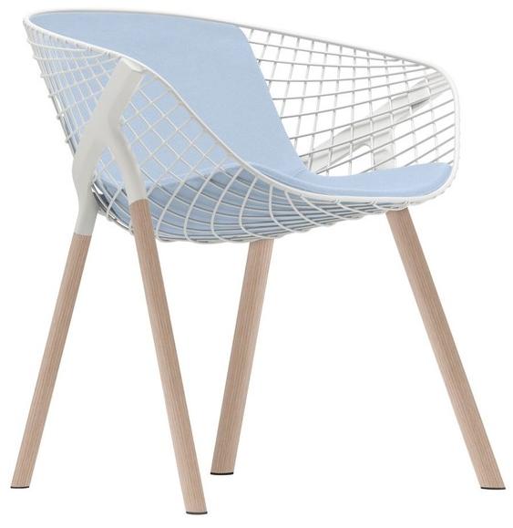 Alias Стул из стали и дерева с подлокотниками Kobi sun-id-1370806 - Вид №1