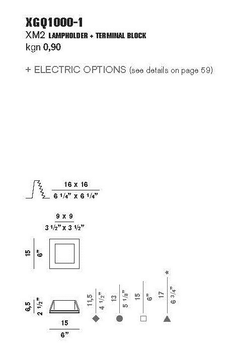 Гипсовый светильник Panzeri XGQ 1000-1 Invisibli встраиваемый потолочный 81257 - Вид №1