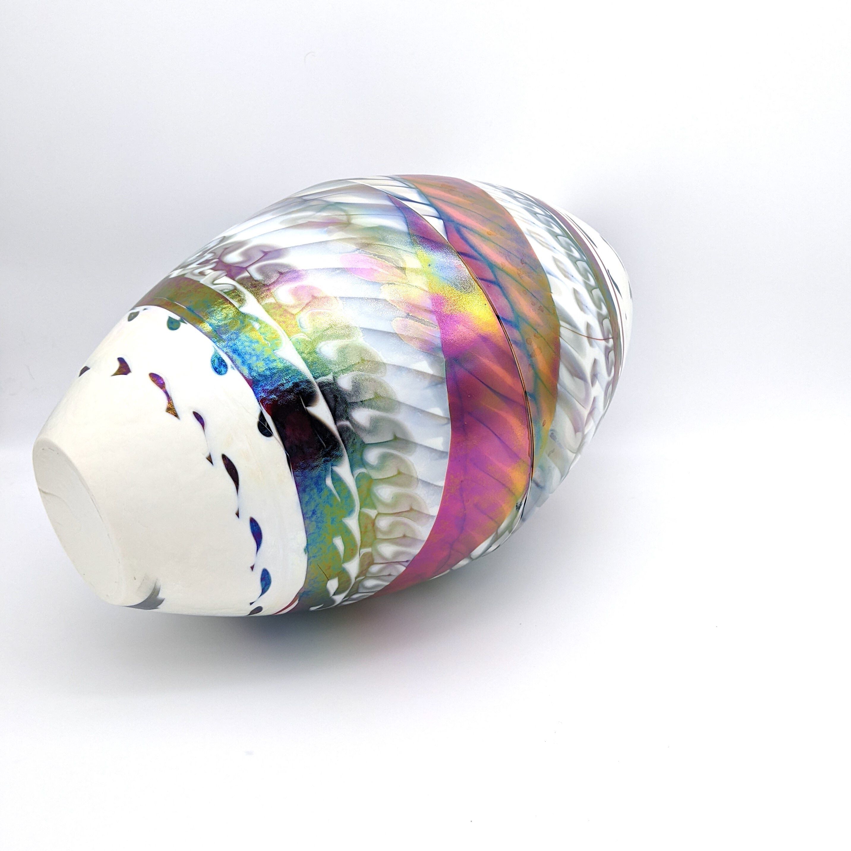 Круглая ваза ручной работы из муранского стекла YourMurano Design vases ARCH-00129960 - Вид №2