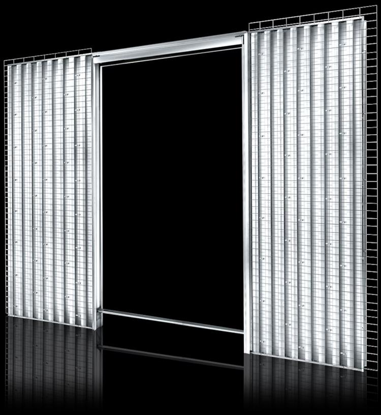 FIBROTUBI Настенная рама для двустворчатой ​​раздвижной двери Orchidea sun-id-1476983 - Вид №4