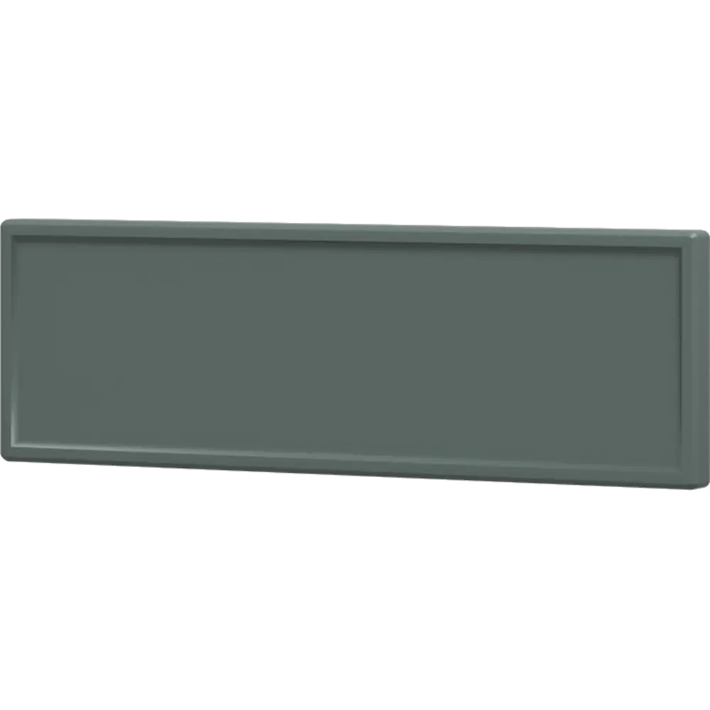 Фасад выдвижного ящика Инта 39.7x12.5 см KONSENSA МДФ цвет зеленый Инта зелёная STLM-2189586 - Вид №1