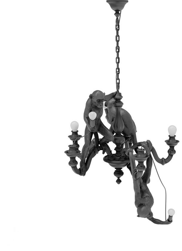Seletti Светодиодная люстра из пластмассы The monkey lamp sun-id-1501264 - Вид №10