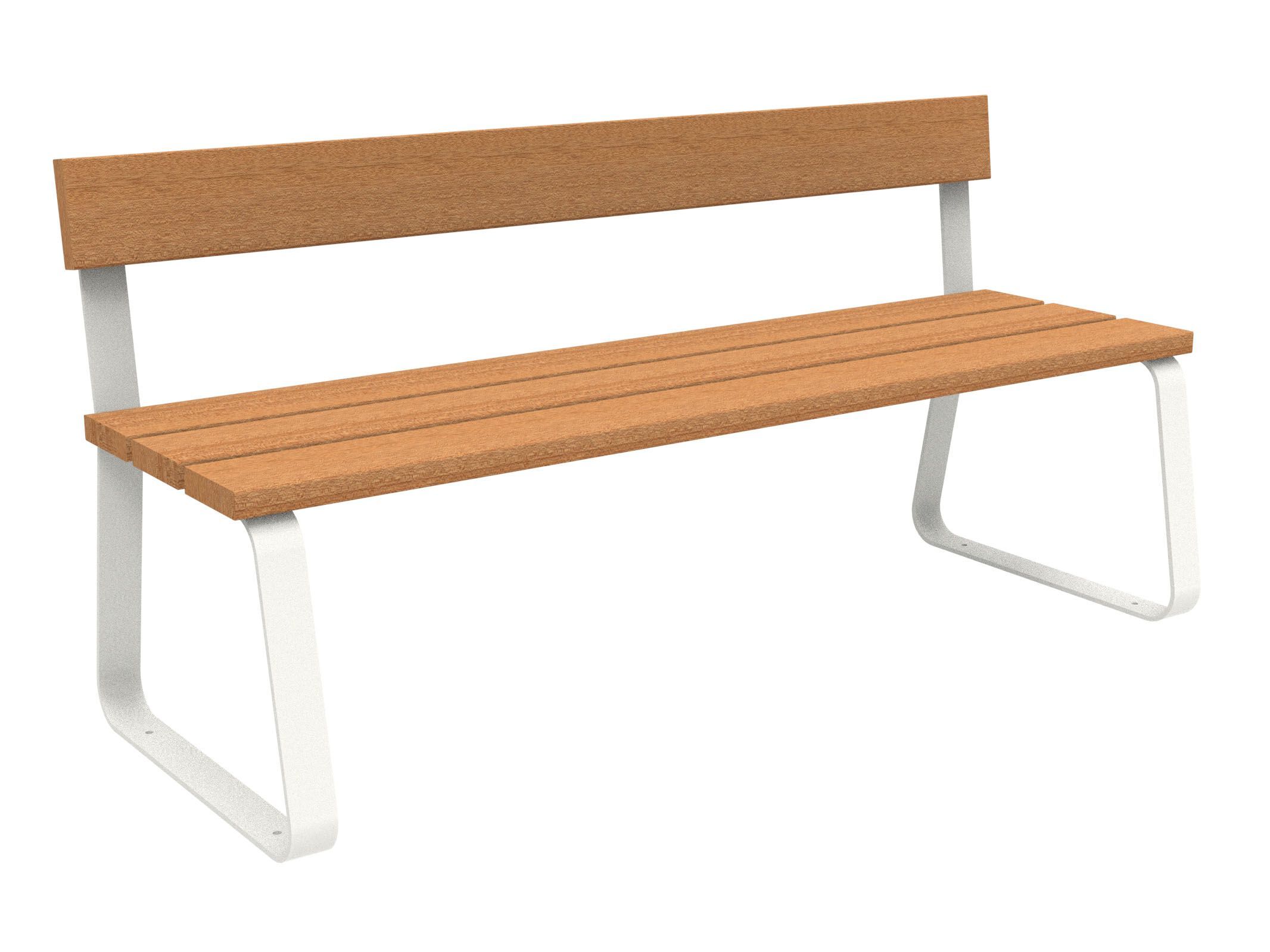 Скамья из окуме со спинкой Lazzari Sunny ARCH-00105754 - Вид №16