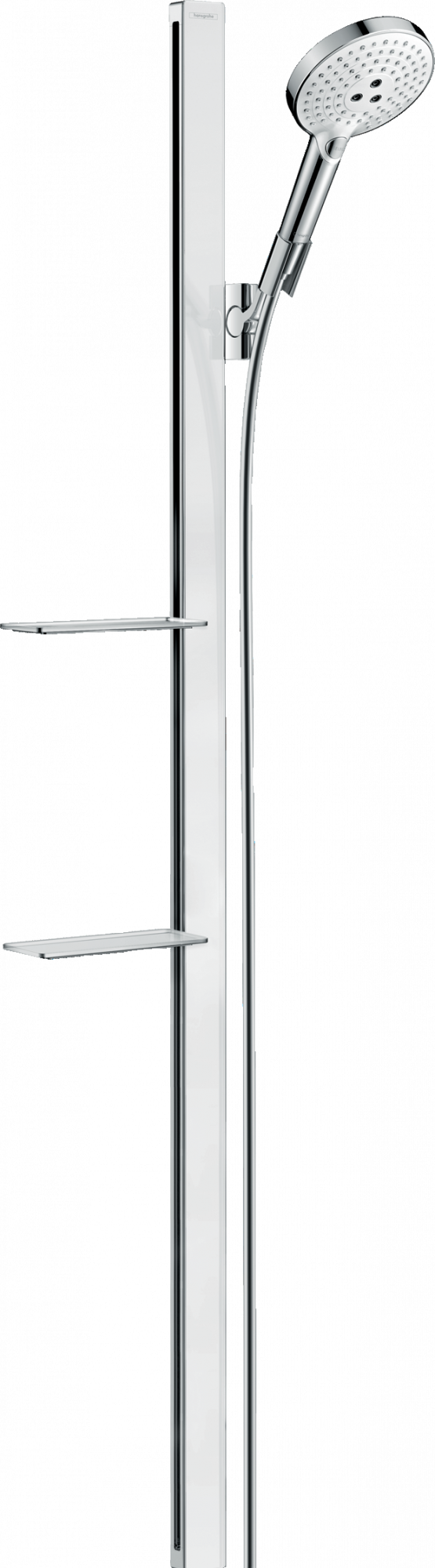 27646400 Raindance Select S Душевой набор 120 3jet со штангой 150 см и мыльницей Hansgrohe 