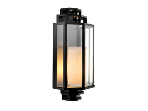 Светодиодный настенный светильник из металла и стекла