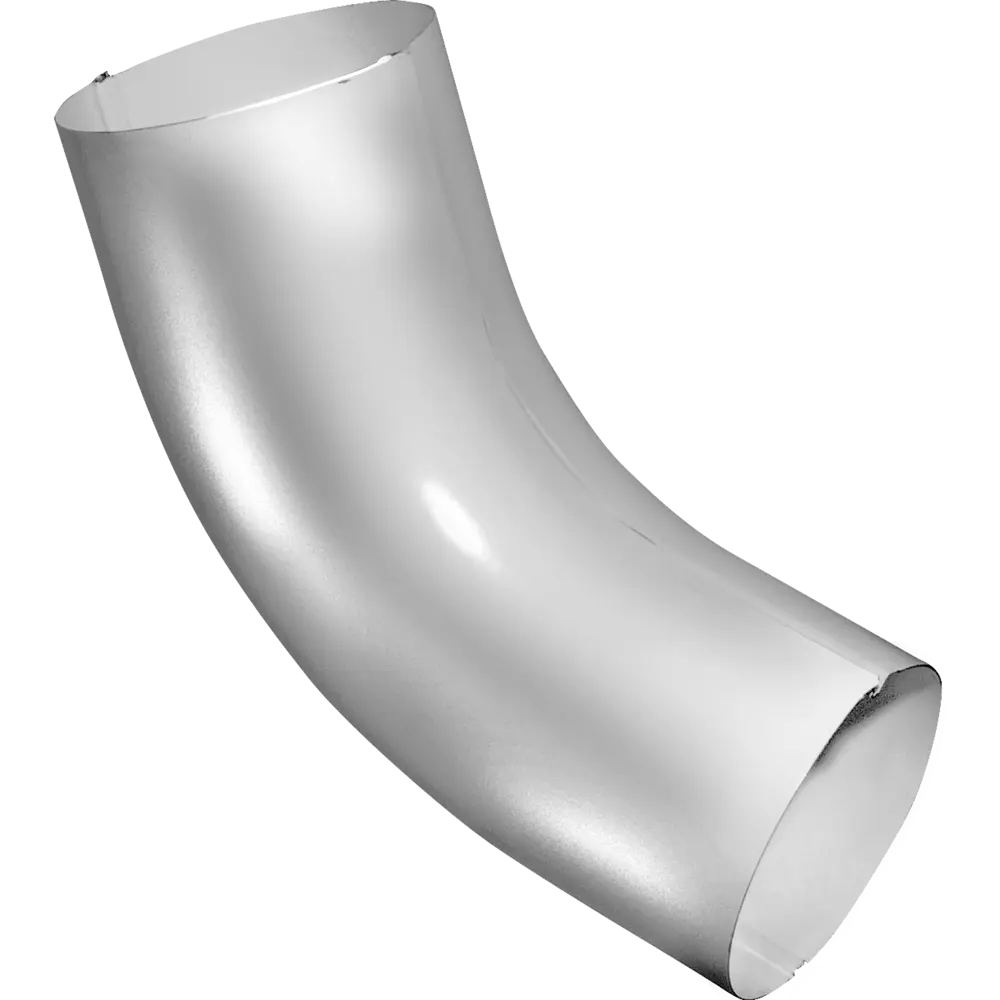 Колено трубы 60° 90 мм цвет сигнальный белый Grand Line STLM-2082192