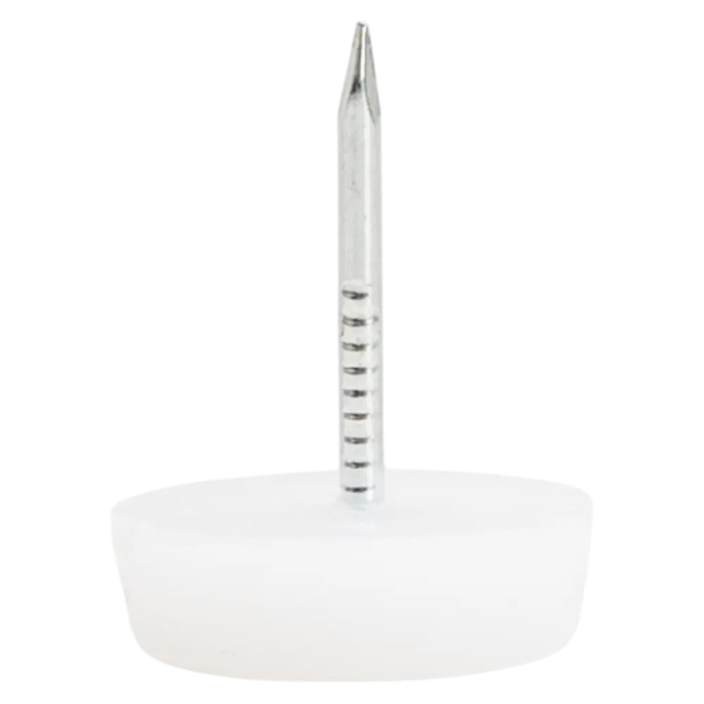 Подпятник на гвозде Tech-Krep круглый 20x14 мм пластик цвет белый 4 шт Santreyd STLM-2055370 - Вид №3