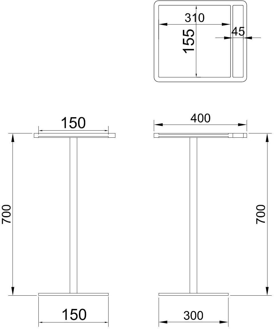 MOMA Design Квадратный стальной журнальный столик с подносом  Cdy 1-2-3  - Вид №4
