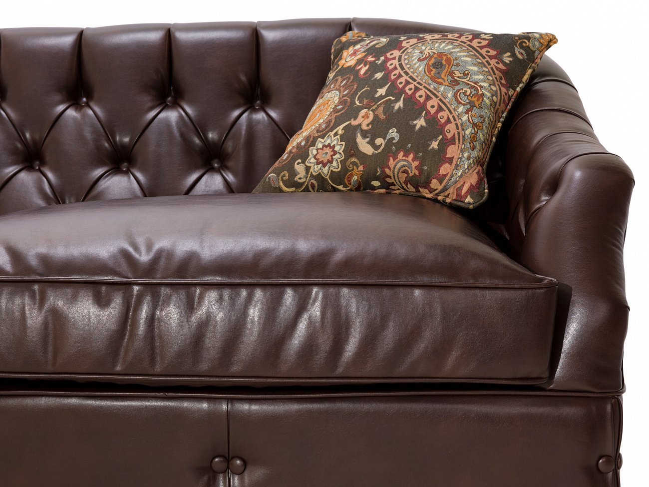 Диван Viscontin прямой коричневый KELLY LOUNGE ДИЗАЙНЕРСКИЕ 045509 Коричневый  - Вид №2