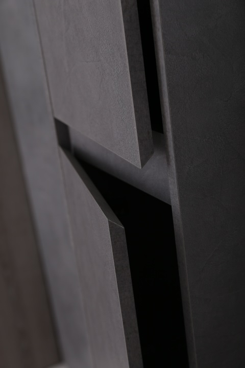 Шкаф подвесной, с двумя распашными дверцами с доводчиками BelBagno KRAFT-1600-2A-SC-PG-L  - Вид №3