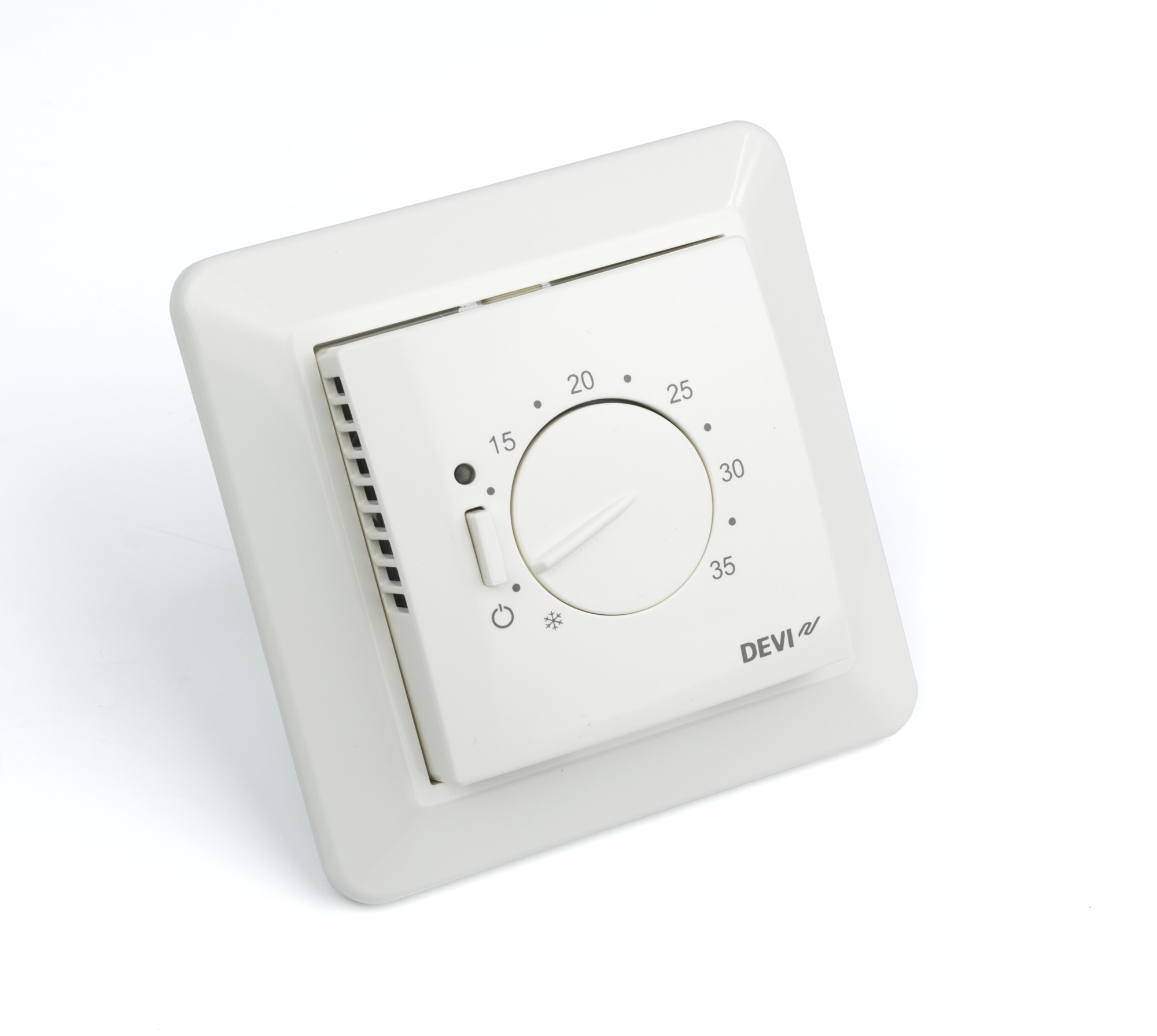 Danfoss DEVIreg™ 530/531/532 — электронные терморегуляторы для теплого пола со встроенным корпусом DEVIreg 531 терморегулятор с датч. возд. 140F1034  - Вид №4