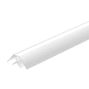 Профиль ПВХ внутренний угловой 10x3000 мм белый 89056458 STLM-2019868
