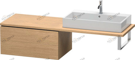 LC583905252 Шкафчик для консоли L-Cube #LC5839 820 x 547 мм Европейский дуб, декор Duravit