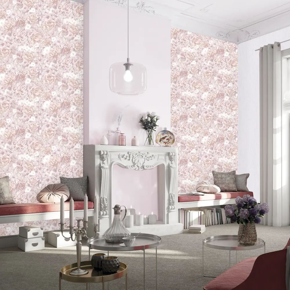 Обои флизелиновые Erismann Light2 сиреневые 1.06 м 4568-7 Light 2 vol.4 STLM-2002021 - Вид №2