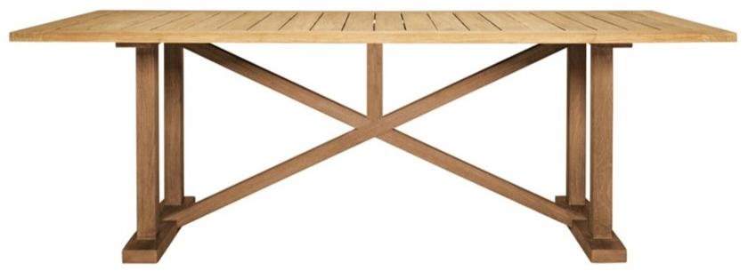 JANUS et Cie Прямоугольный обеденный стол из тика Arbor sun-id-1356672 - Вид №1