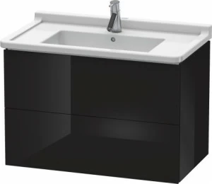 LC626504040 Тумбочка подвесная L-Cube #LC6265 820 x 469 мм Черный глянцевый лак