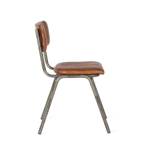 080205 Стул с кожаным сиденьем Francisco Segarra Romina Santreyd - Вид №1