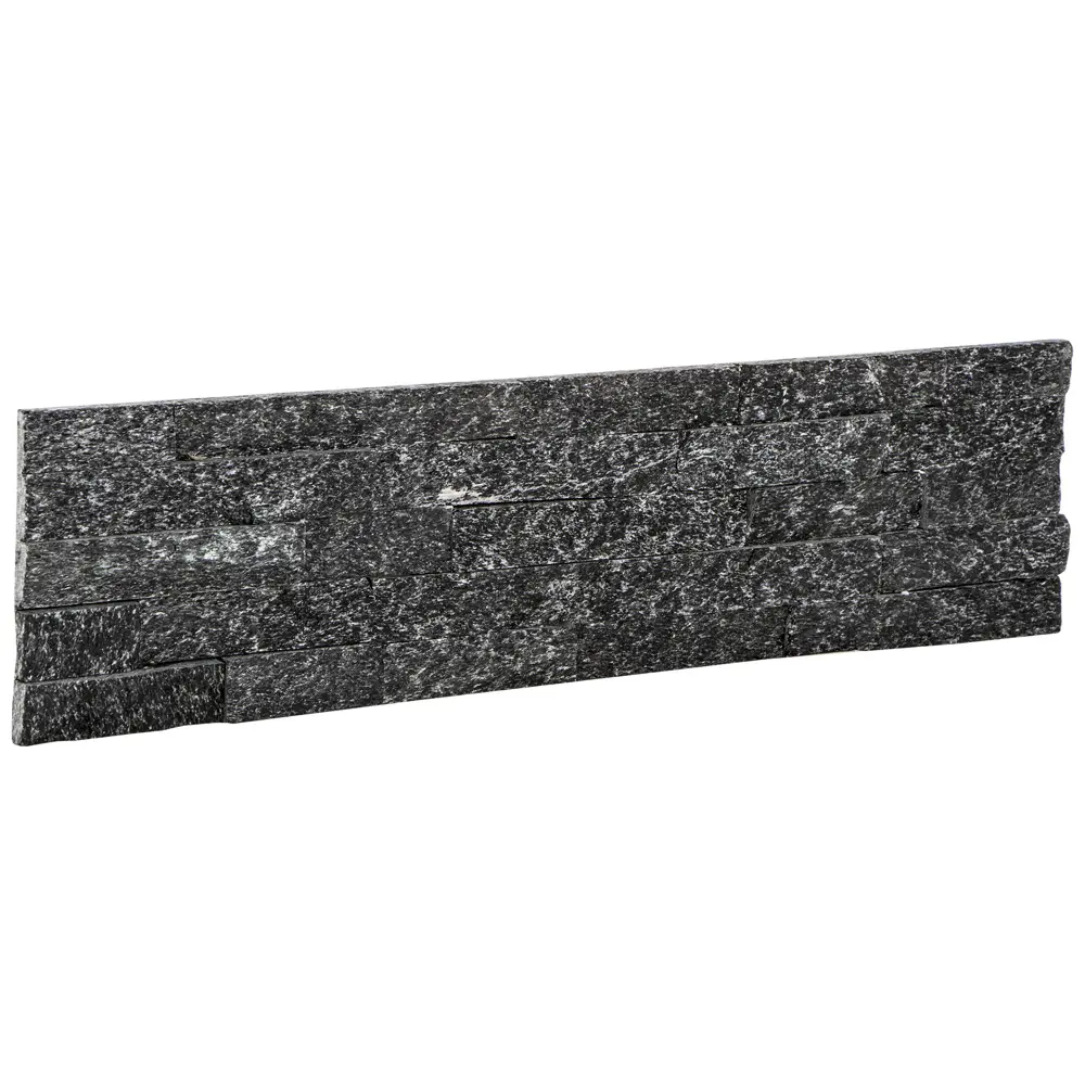 Натуральный кварцит Pharaon черный для фасадов и интерьеров 14323716 STLM-1019510 - Вид №1