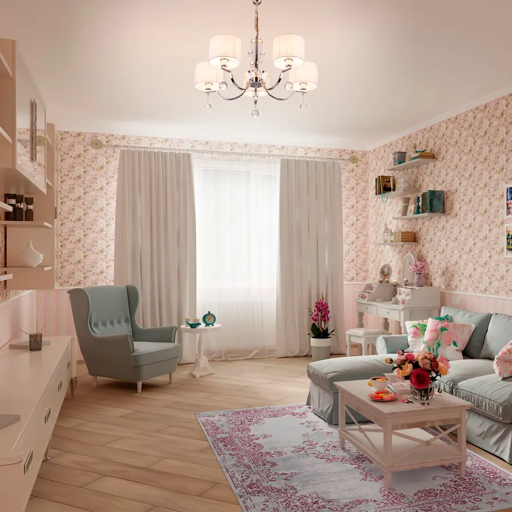 Светильник подвесной Eurosvet Napoli, 5 ламп, 15 м², цвет хром 88250677 STLM-2124513  - Вид №8