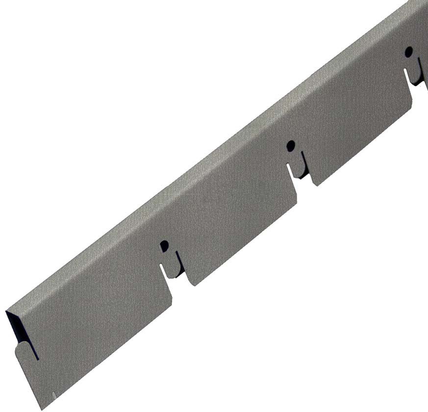 82151745 Рейка направляющая грильято 75x75x40 мм серый 0.6 м STLM-0020476 АЛБЕС