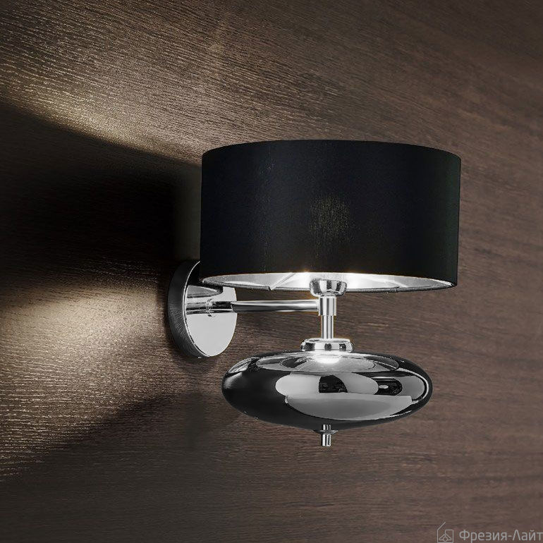 Zafferano Show LSH2321N CHROME SHADE BLACK бра 117150