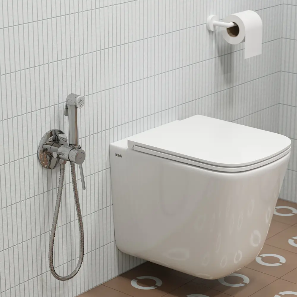 Гигиенический душ Iddis Odda ODDSBR0i08, набор со смесителем, цвет хром STLM-2141434 - Вид №1