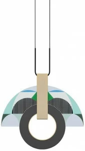 Il Fanale Светодиодный подвесной светильник из латуни Miami F1a1