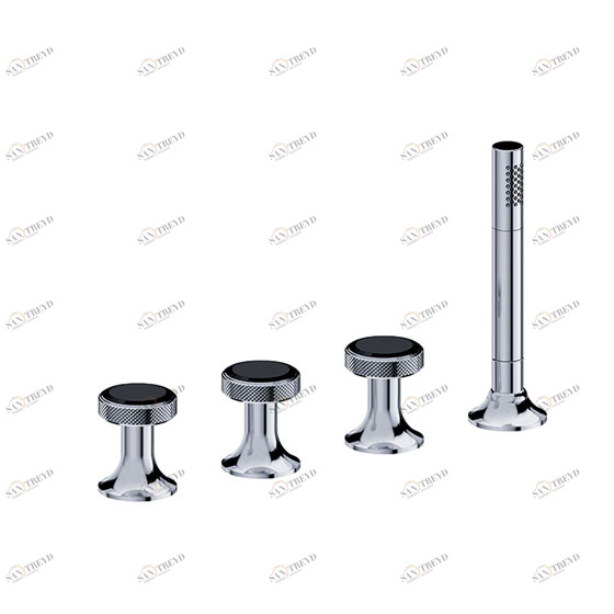 Смеситель для ванны на 4 отверстия ½“, монтаж на горизонтальной поверхности JOERGER Valenciaновинка 638.40.150.000-AA