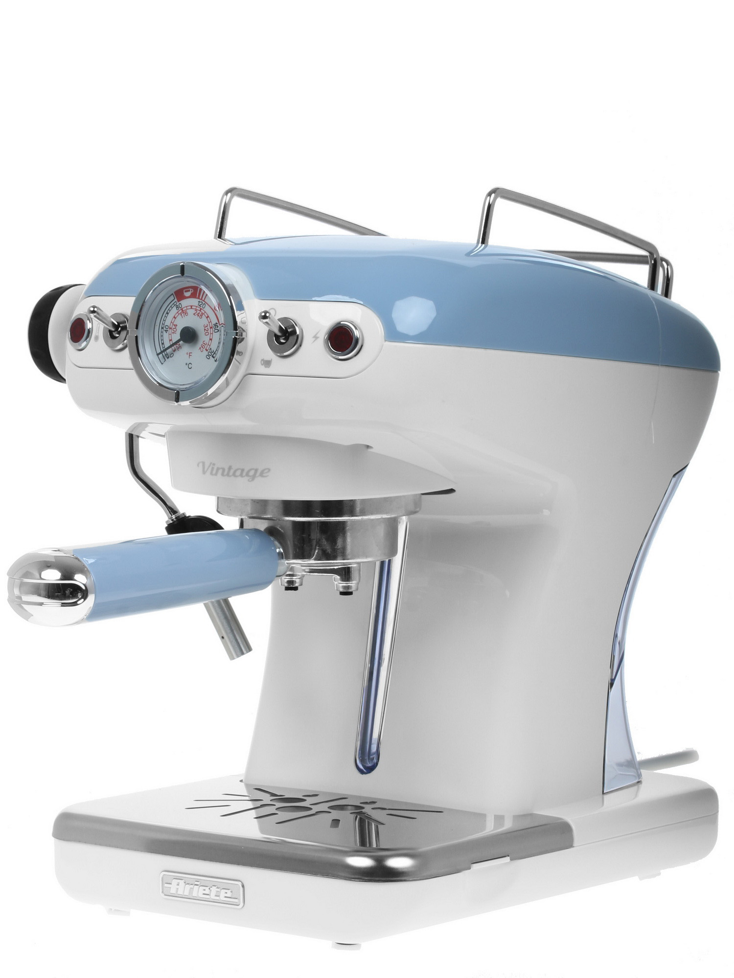 1078092 Кофеварка рожковая Ariete 1389 Vintage голубой STDN-0038759 - Вид №2