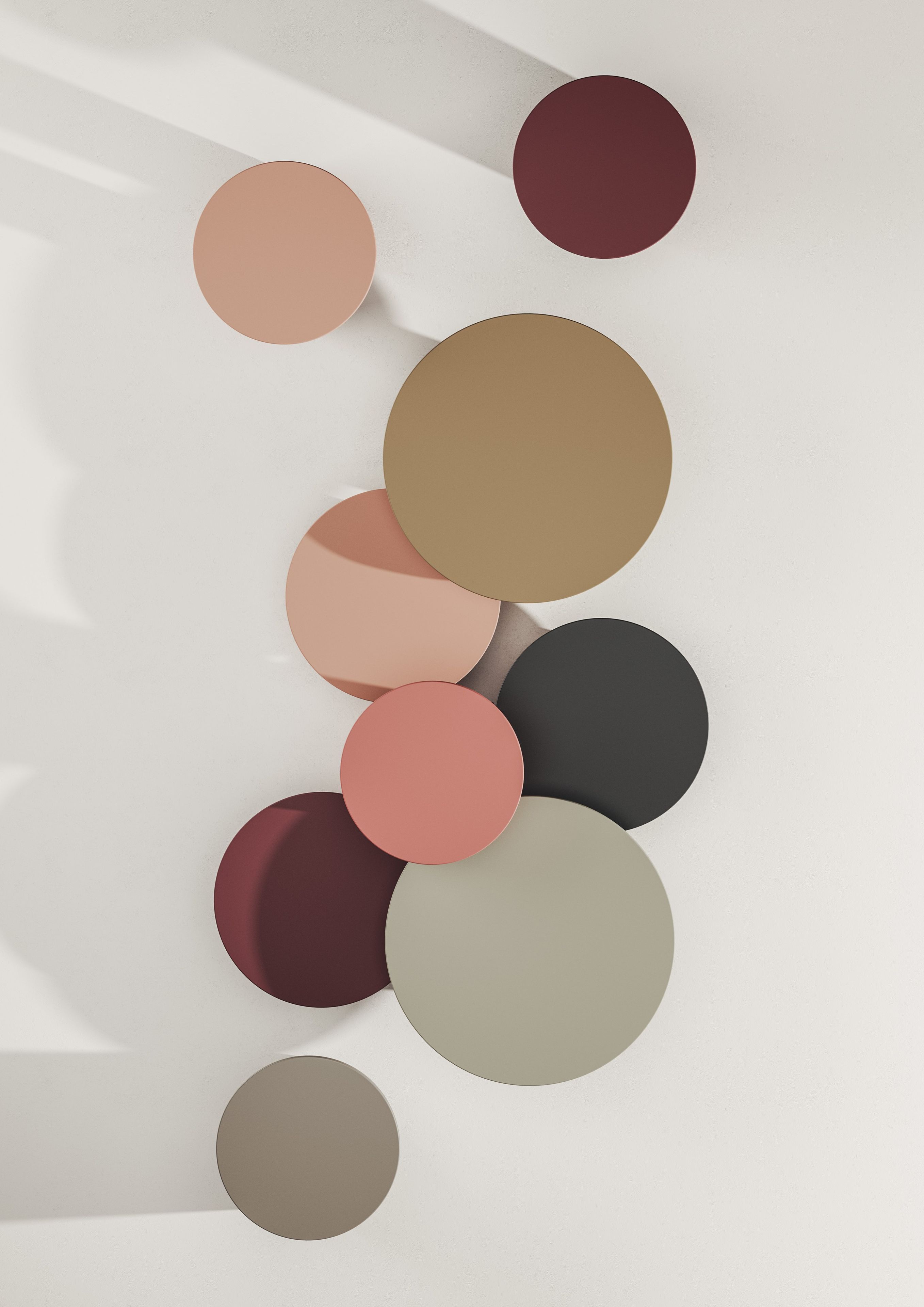 Круглый деревянный журнальный столик Falsasquadra Водяные лилии ARCH-00054419 - Вид №2