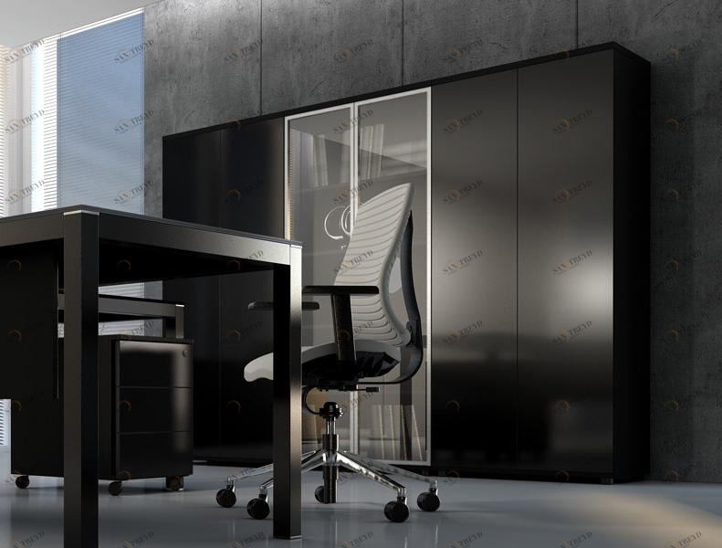 MDD Модульный офисный книжный шкаф из меламина Impuls sun-id-1404197