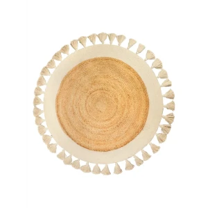 Коврик для ванной Аквалиния Sunny 90x90 см цвет белый