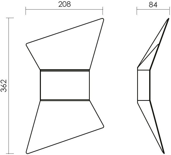 NEXO LUCE Настенный светильник из металла Oxen wall/ceiling lamp 2111c1 - Вид №4