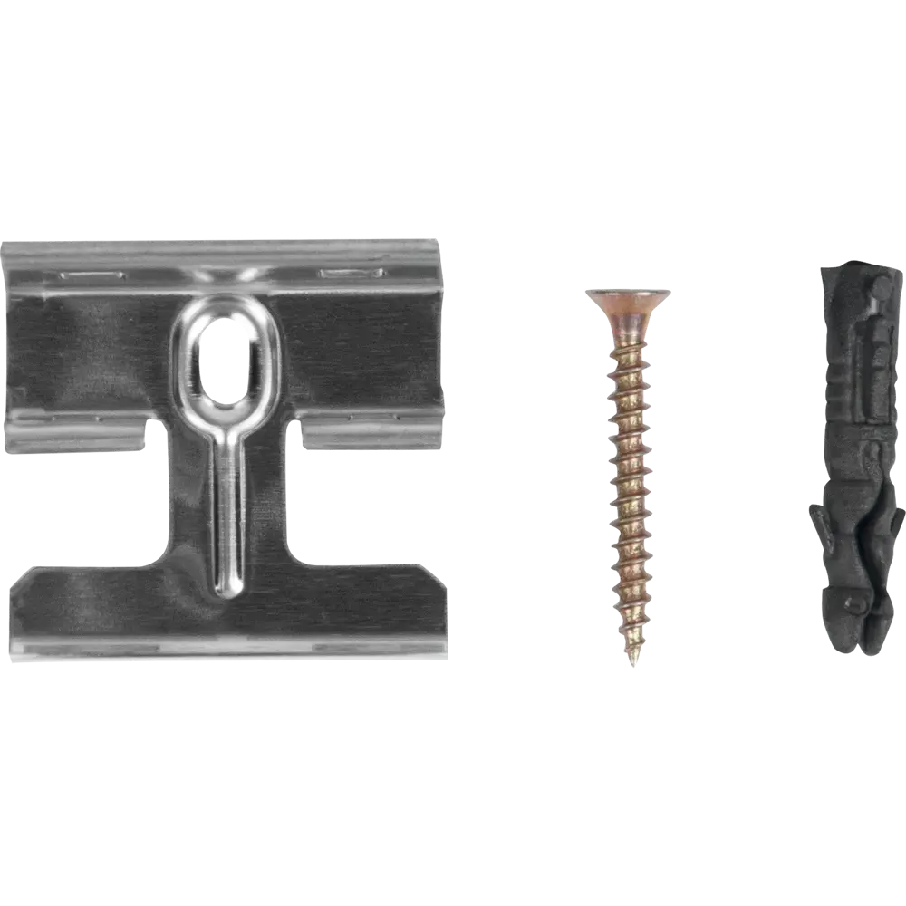 Клипсы монтажные для шпонированного плинтуса Barlinek 50 шт. в упаковке STLM-2082309 - Вид №1